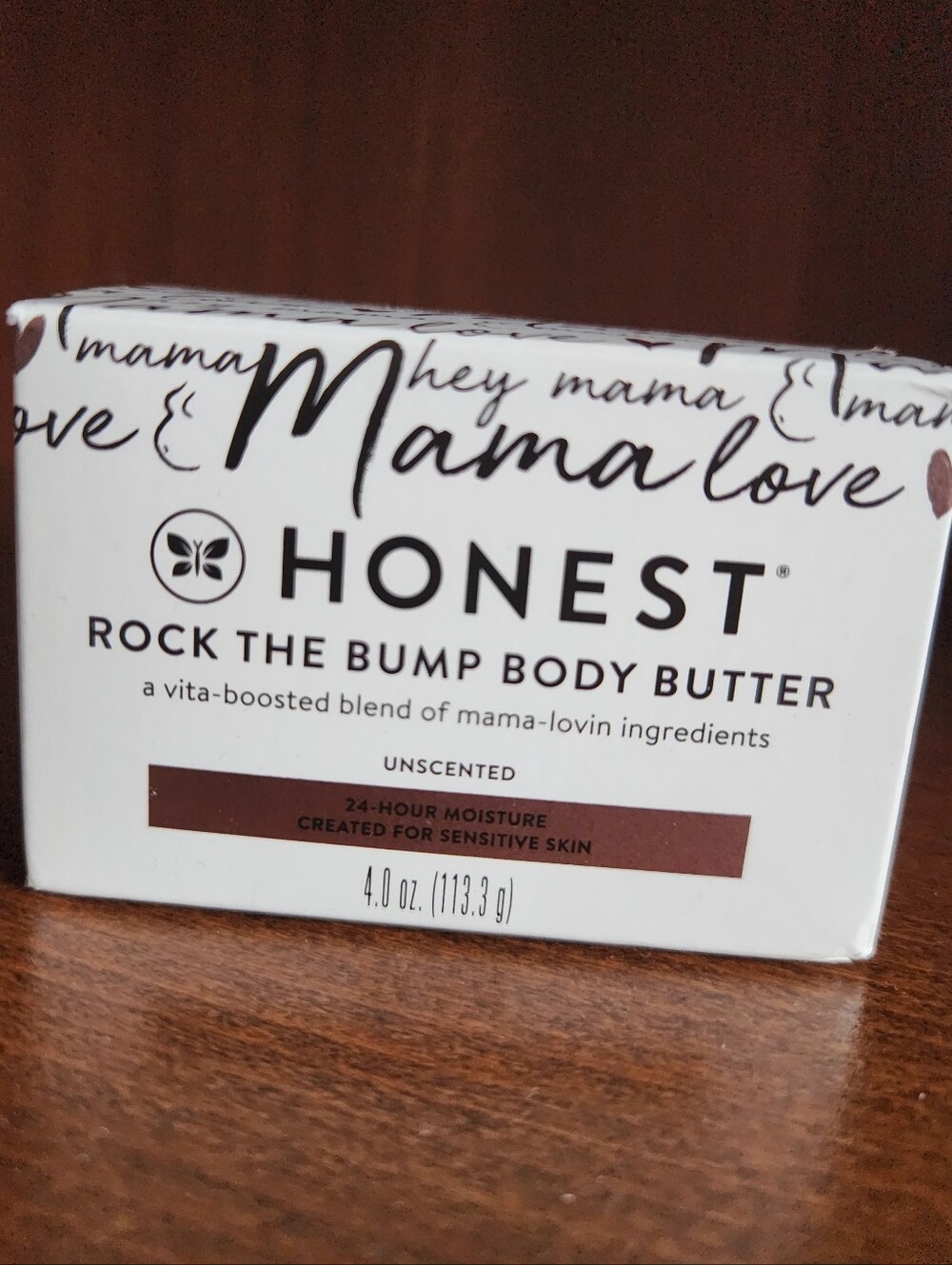 The Honest Company Rock The Bump Body Butter - White and Brown Packaging